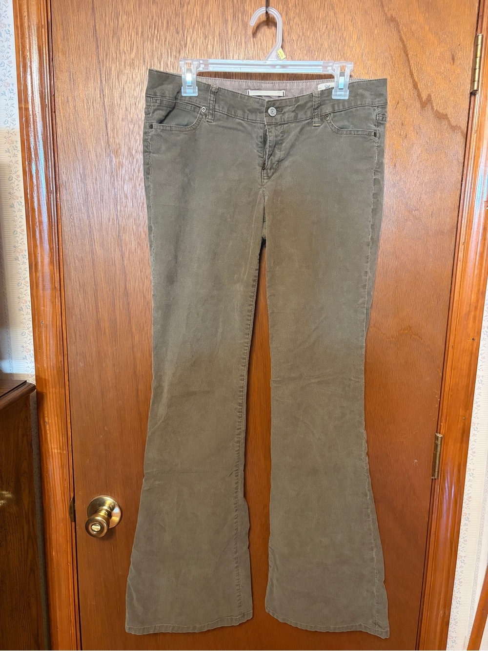 GAP Y2K Olive Green Flare Jeans